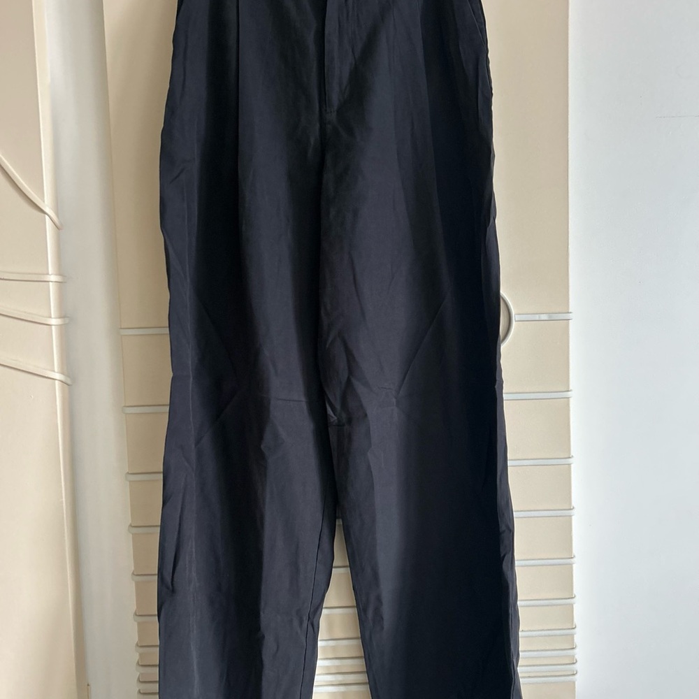 Zara Charcoal Buttoned Trousers